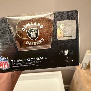NFL Oakland Raiders Acrylic Light-Up‎ Football